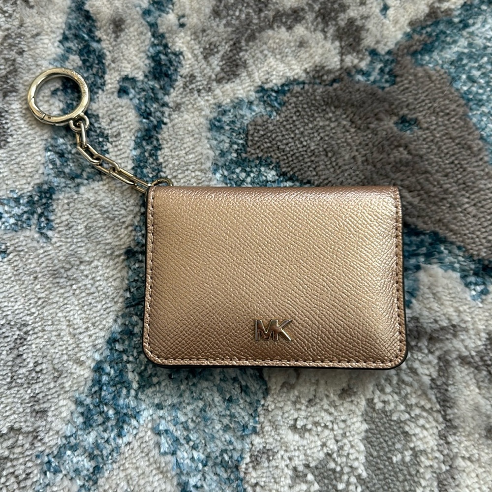 Michael Kors Money Pieces Card Case with Key Ring